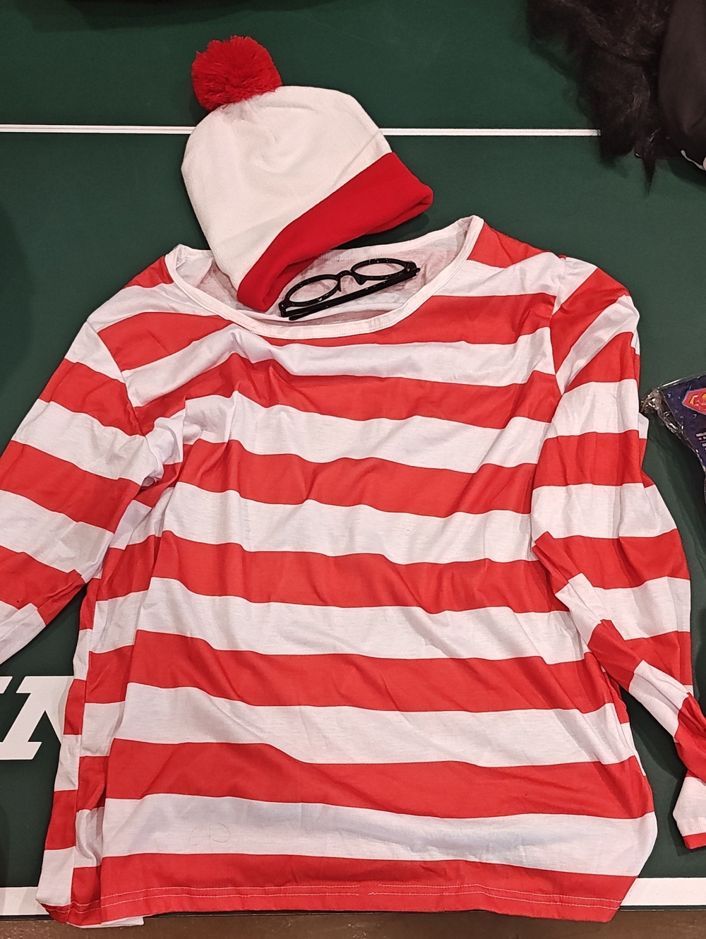 Adult Wheres Waldo Costume XL
